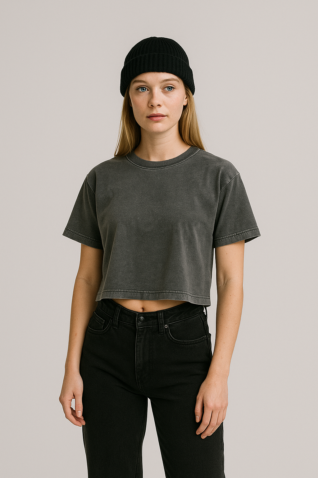 Boxy Fit Crop Tee